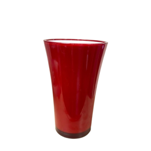 VASO CRISTAL D.CM.15 H.23 rosso (Cod. 5079-04)