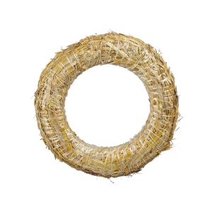 CORONCINA DI PAGLIA H6 D30 CM naturale (Cod. 39774-01)