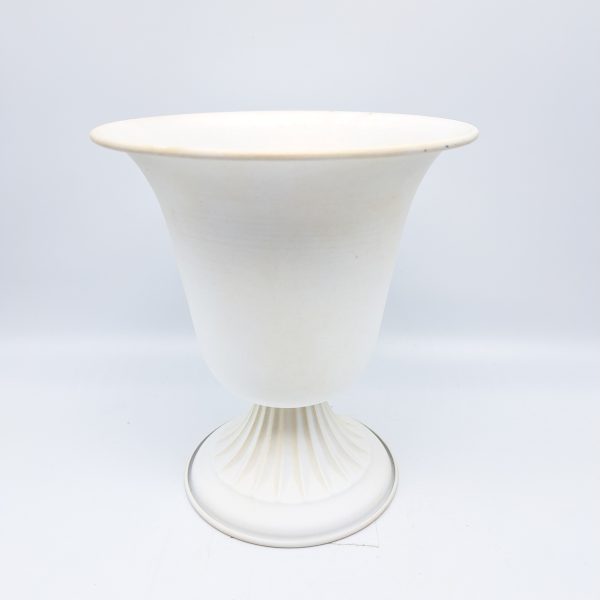 COPPA SVASATA METALLO D16 H18,5 CM bianco (Cod. 39980-01)