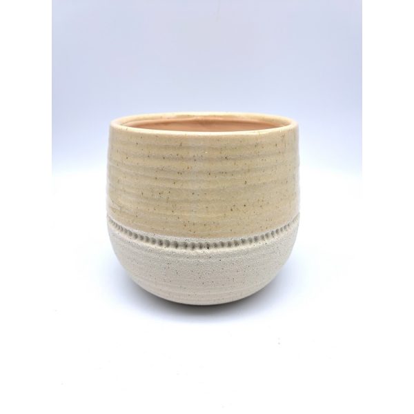 VASO CERAMICA TOM H12,4 D.EST. 15 -D.INT. 12 CM bianco (Cod. 39985-01)