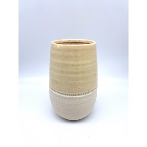VASO CERAMICA TOM D13 H20 CM crema (Cod. 39989-01)
