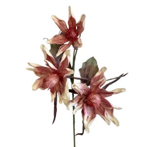 FIORI ESOTICI IN FOAM X3 100 CM rosa-vivo-bianco (Cod. 39797-01)