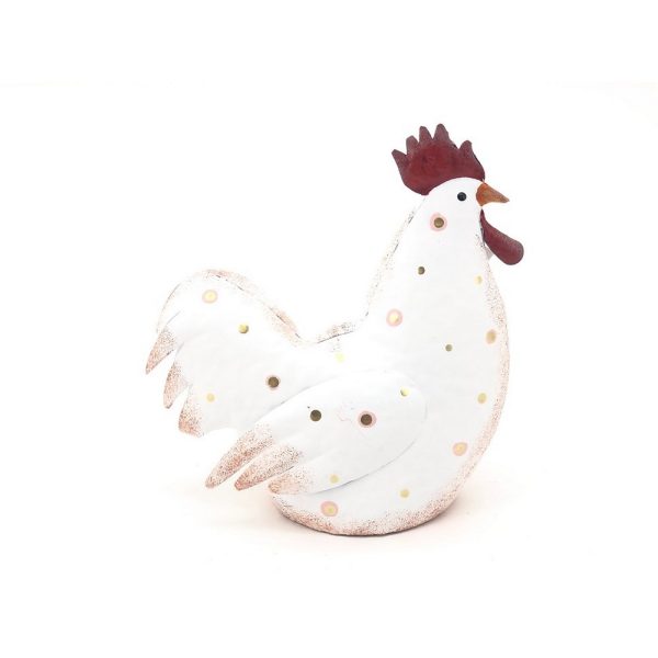 GALLINA METALLO 18,5X11X20 CM  (Cod. 39838-01)