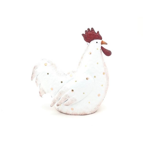 GALLINA METALLO 25X15X27,5 CM  (Cod. 39837-01)
