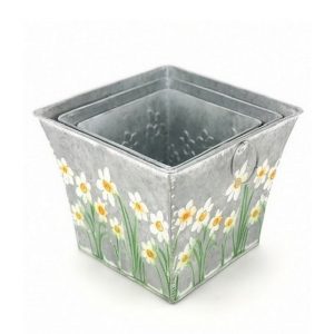 SET 3 PZ. CASPO' NARCISO QUADRATO D16-D19-D22 bianco (Cod. 39841-01)