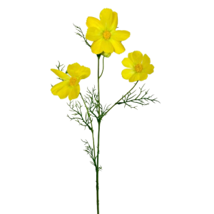 RAMO COSMOS REAL TOUCH X3 71 CM giallo (Cod. 39853-02)
