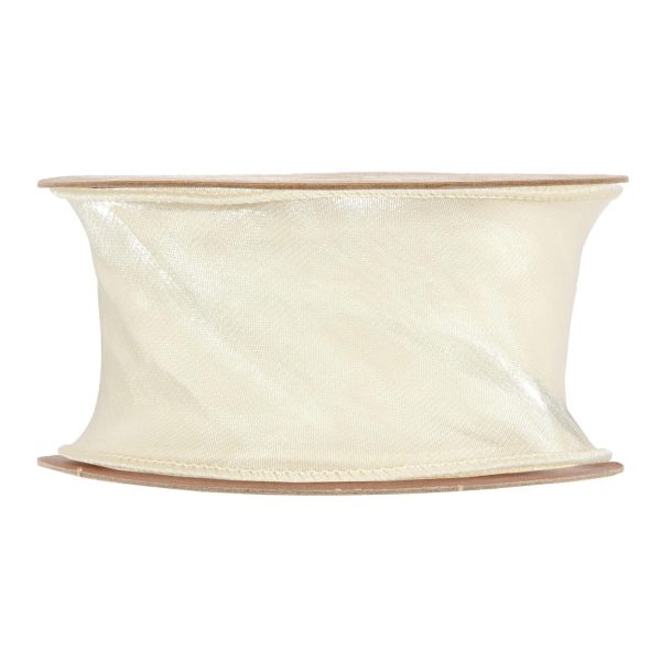 NASTRO ORGANZA ANIMATA MARIO MM45 10MT avorio (Cod. 39856-02)