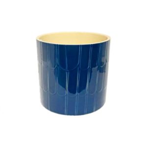 SET 6 PZ. CASPO' DRITTO MODERNO ARCHETTI D16 H15 CM blu-mare (Cod. 39968-01)