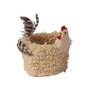 CESTO GALLO ROTONDO 13X13 H11 CM naturale (Cod. 39716-03)