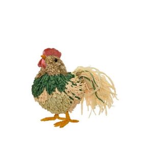 GALLINE DECORATIVE CARTA 9X17 H15 CM verde (Cod. 39917-01)