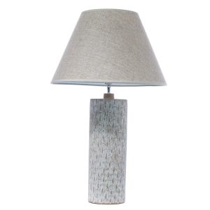 LAMPADA RESINA 14,5X14,5X51 CM crema (Cod. 40033-01)