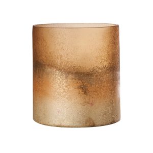 VASO DI VETRO H14,5 D13 CM beige (Cod. 40024-01)