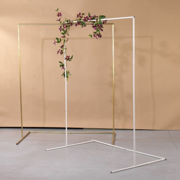 ARCO RETTANGOLARE SEMPLICE CON APPOGGIO 160X200 vb bianco (Cod. 39881-02)