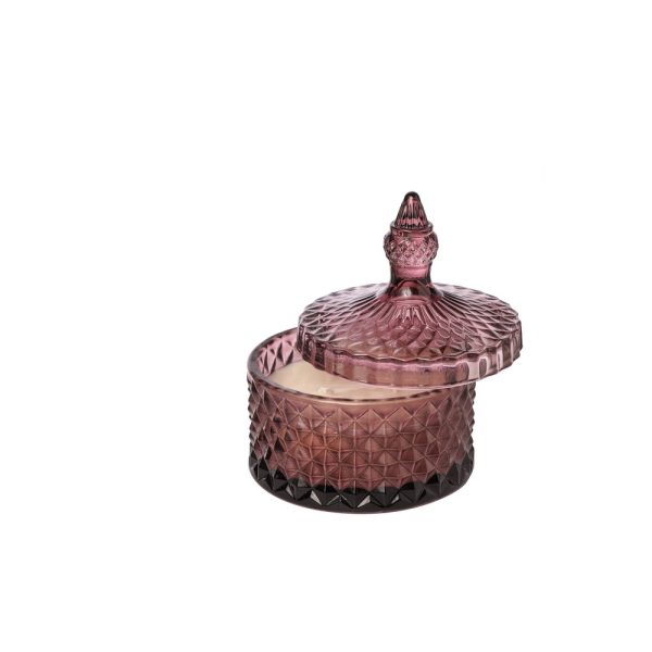 VASETTO VETRO CON CERA D10,5 H3 CM rosa (Cod. 40018-01)