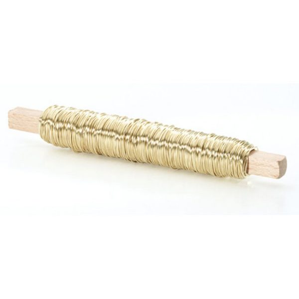SPOLETTA FILO DECORATIVO GR.100 MM 0,55  50MT. champagne (Cod. 2750-38)
