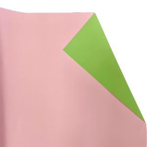 ROTOLO PERLATO BILATO "CONTRASTE" 1X40 MT avocado---rosa-pallido (Cod. 23878-13)