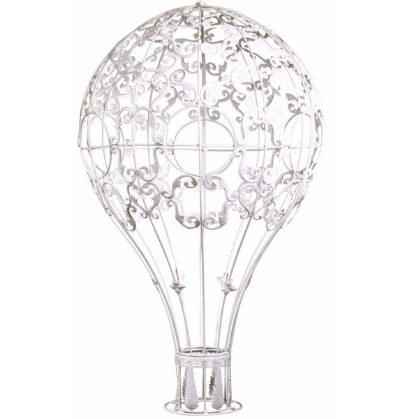 MONGOLFIERA ROCOCÒ D42/150 H206 vb bianco (Cod. 39874-01)