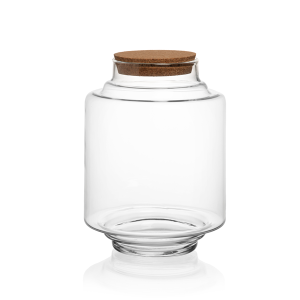 TERRARIUM BIKO CON TAPPO SUGHERO H30 D21  (Cod. 39901-01)