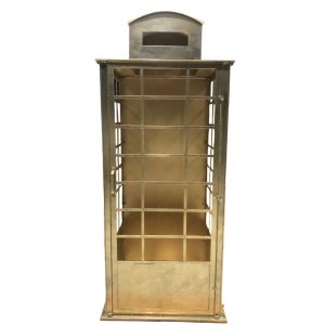CABINA TELEFONICA GRANDE  99X99 H231 oro (Cod. 39872-02)