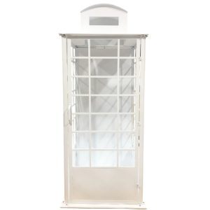 CABINA TELEFONICA GRANDE  99X99 H231 vb bianco (Cod. 39872-01)