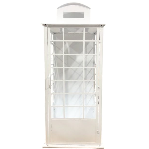 CABINA TELEFONICA GRANDE  99X99 H231 vb bianco (Cod. 39872-01)