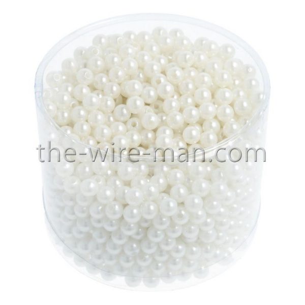 PERLE 8 MM 300 GR  bianco (Cod. 39862-01)