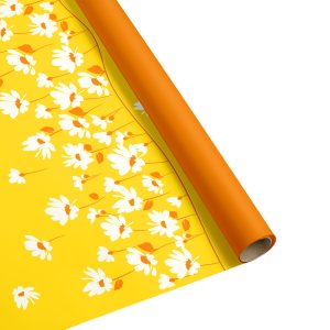 BOBINA B&P FLY DAISY 50my (più spessa) H100 CM 25 MT giallo-arancio (Cod. 39791-03)