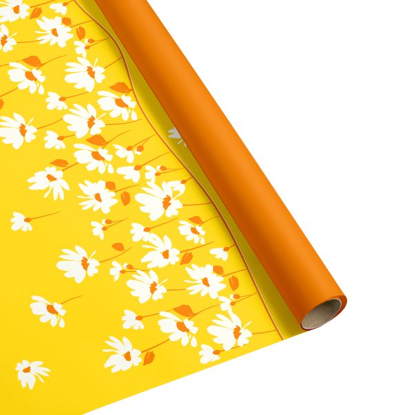 BOBINA B&P FLY DAISY 50my (più spessa) H100 CM 25 MT giallo-arancio (Cod. 39791-03)