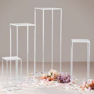 VB. SET 4 ALZATE 20X40H- 24X60H- 27X80H- 30X100H bianco (Cod. 35802-02)