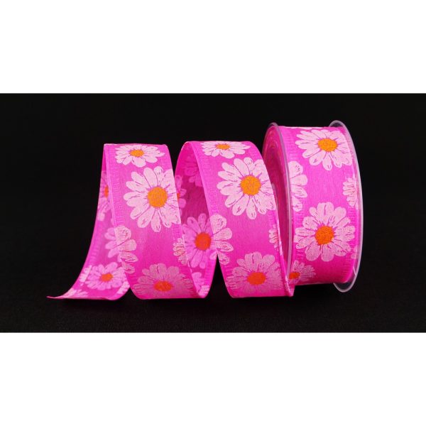 NASTRO MARGHERITA VINTAGE 40X20MT fucsia-13 (Cod. 25331-02)