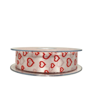 NASTRO ROYAL CUORI MM 25 MT 50 bianco-01 (Cod. 37323-01)