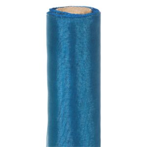 BOBINA ORGANZA SINGLE TONE CM 36 X 9MT blu-niagara (Cod. 40131-01)