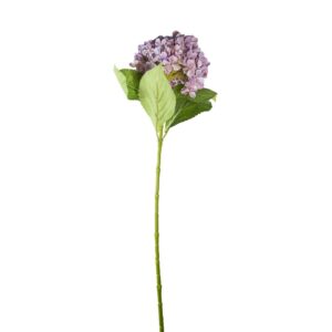 RAMO ORTENSIA 4 FOGLIE 65 CM lilla (Cod. 40149-04)