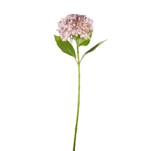 RAMO ORTENSIA 4 FOGLIE 65 CM rosa (Cod. 40149-03)