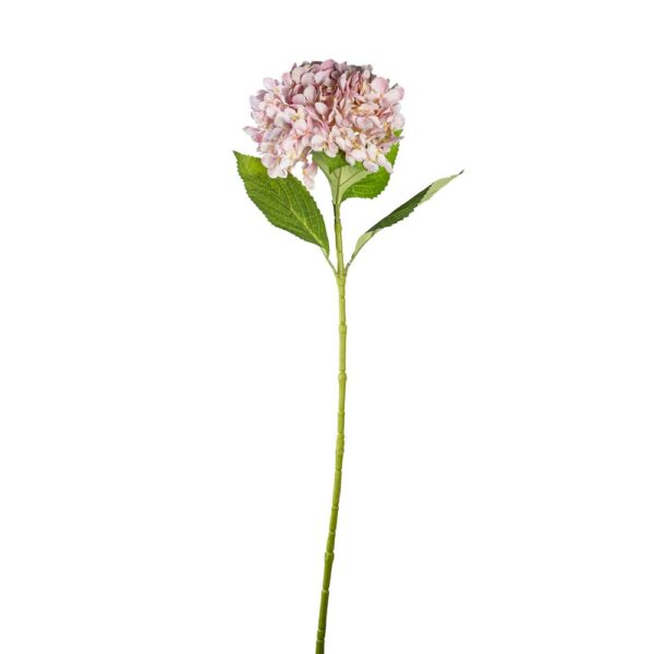 RAMO ORTENSIA 4 FOGLIE 65 CM rosa (Cod. 40149-03)