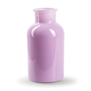 BOTTIGLIA BRAXTON VETRO H20 D10 CM lilla (Cod. 40078-01)