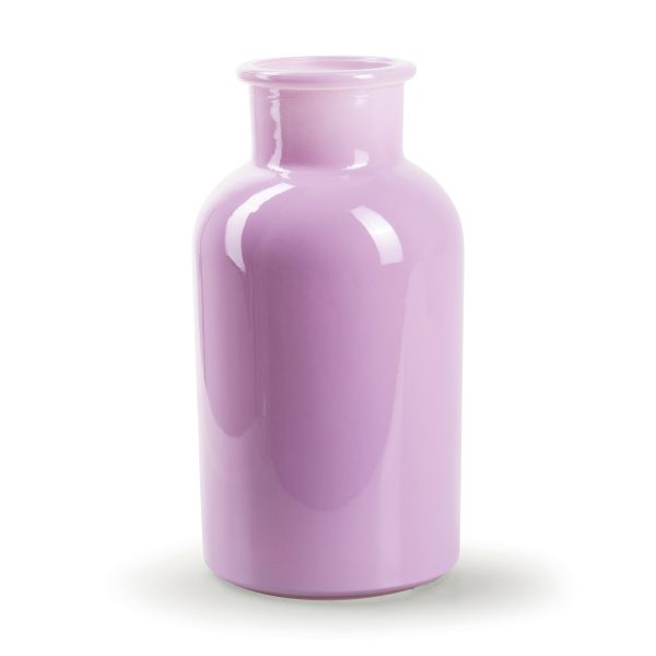 BOTTIGLIA BRAXTON VETRO H20 D10 CM lilla (Cod. 40078-01)