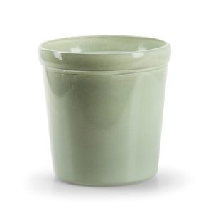 VASO POTTZ VETRO  H12,5 D12,5 CM verde-menta (Cod. 40079-02)