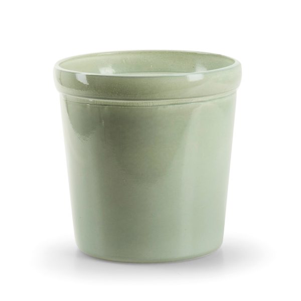VASO POTTZ VETRO  H12,5 D12,5 CM verde-menta (Cod. 40079-02)