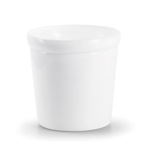 VASO POTTZ VETRO  H12,5 D12,5 CM bianco (Cod. 40079-03)