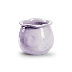 VASETTO DOTS H18 D20 CM lilla (Cod. 40088-01)