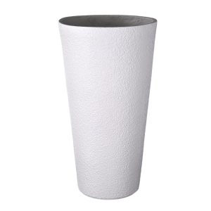 PORTAFIORI ALTO SVASATO D41 H75 bianco-opaco-ruvido (Cod. 40061-01)
