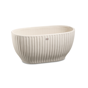 VASO KOLE 20X10 H10,5 CM (PER 2 MINI PHALENOPSIS) crema (Cod. 40130-02)