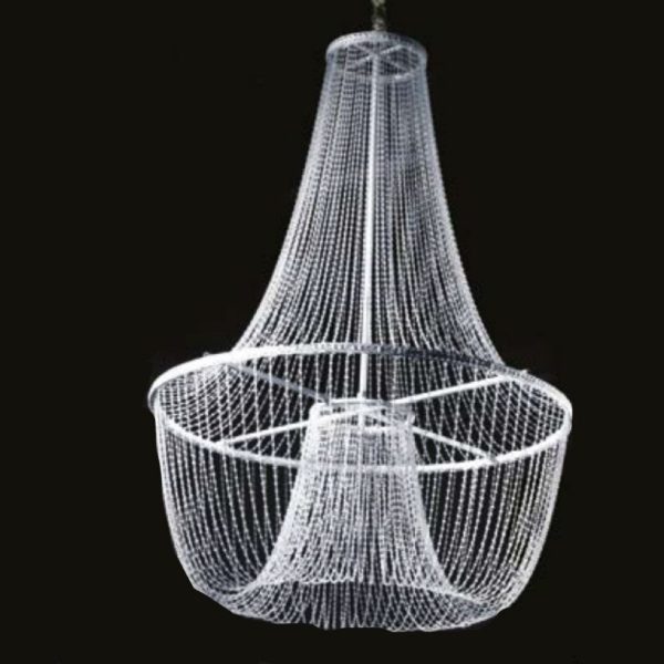 DECORAZIONE DA APPENDERE PERLINE PLEXIGLASS 25X120 H190   (Cod. 40054-01)