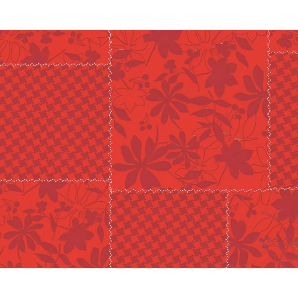 SOTTOVASO PATCHWORK D80 35MY TOT.50PZ rosso (Cod. 40106-01)