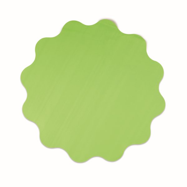 SOTTOVASI MARGHERITA MILLERIGHE D50 50PZ verde-chiaro (Cod. 30907-11)