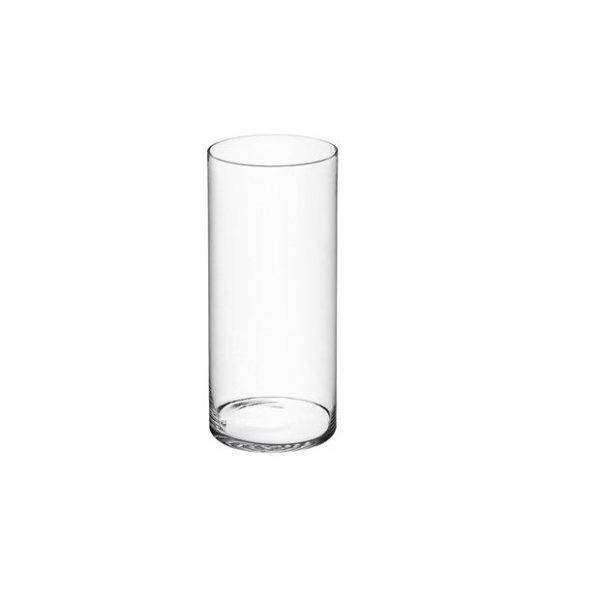 CILINDRO VETRO TAGLIO FREDDO H40 D25   (Cod. 40142-01)