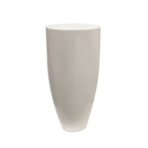PORTAFIORI TONDO ALTO  D39 H80 VB bianco-lucido (Cod. 40059-01)