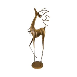 LUXY RENNA IN FERRO 15X17,5 H67 CM oro (Cod. 40242-01)