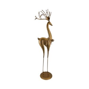 LUXY RENNA IN FERRO 15X17,5 H74 CM oro (Cod. 40243-01)